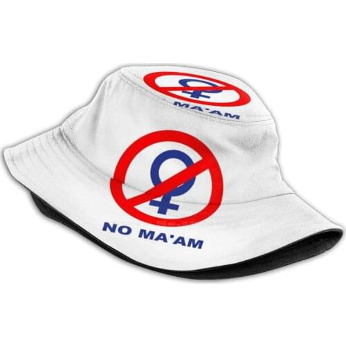 No Ma'Am Club Halloween Costume Women Men Fisherman Hats Bucket Caps No Maam Halloween Costume Married With Children Al Bundy