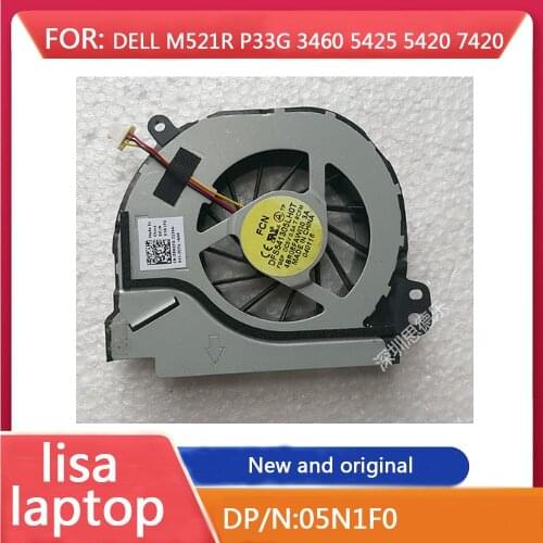 New CPU Cooler Fan For DELL Inspiron 5420 5425 7420 3460 TURBO 14R 14TD 1728 14TR-2728B M412R P33G 05N1F0 MF7512V1-C120-G99