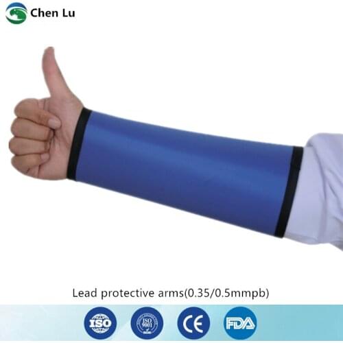 Genuine x-ray gamma ray radiation protective lead Armguards orthopedic patients CT radiological protection arms protective