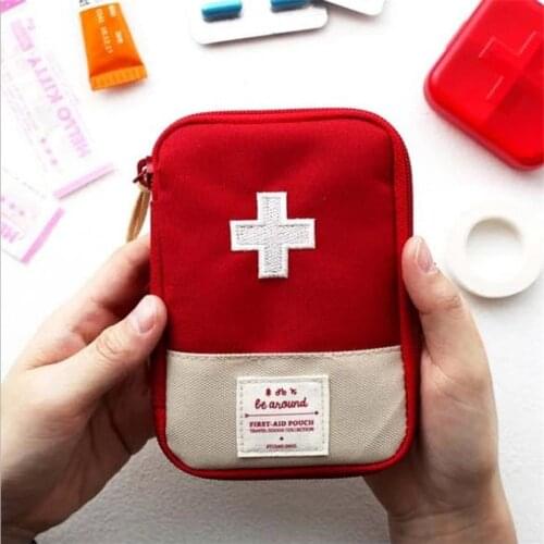 Portable Storage Bag First Aid Emergency Medicine Bag Outdoor Pill Survival Organizer Emergency Kits Package Travel Accessories