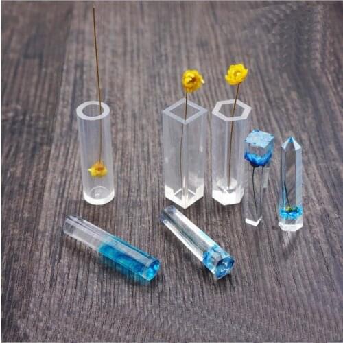 Transparent Liquid silicone mold DIY resin jewelry pendant necklace pendant lanugo mold resin molds for jewelry