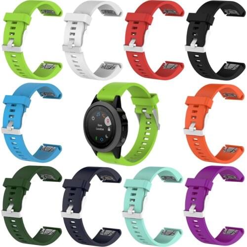 Watch Band Strap for Fenix 5S 20mm Quick Fit Silicone Sport Waterproof Wristband for Garmin Fenix 5S/5S Plus Smartwatch