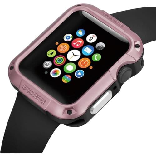 Armor Protective Silicone Cover Case For iWatch Apple Watch Series 6 5 4 3 2 1 SE 38 40 42 44 mm 40mm 42mm 38mm 44MM Accessories