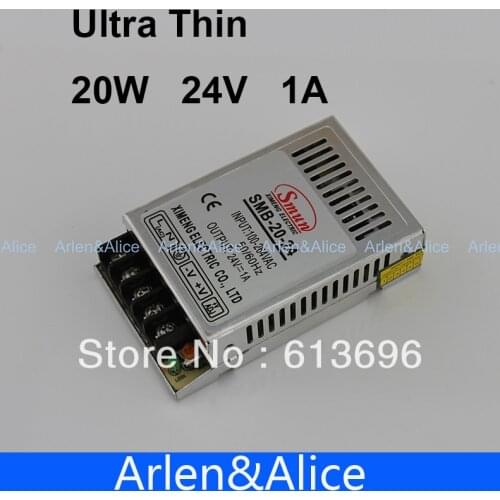 20W 24V 1A Ultra thin Single DC Output Switching power supply for LED Strip light smps