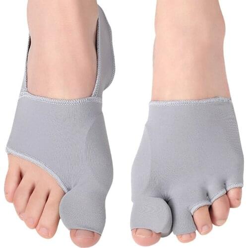 1 Pair Toe Separator Hallux Valgus Bunion Corrector Pedicure Sock Straightener Toe Divider Sole Cover Toe Corrector Appliance