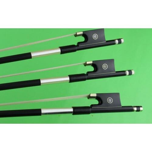 10 pcs New black Carbon fiber violin bows 4/4 professional bows