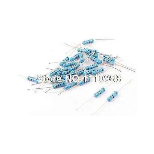 30 Pcs Axial Lead Through Hole 2W Watt 1% 430K Ohm Metal Film Resistor