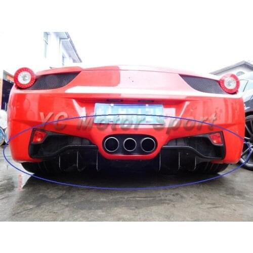 Car Accessories Carbon Fiber Rear Break Light Cover Fit For 2010-2014 F458 Italia Coupe & Spider Rear Break Light Cover