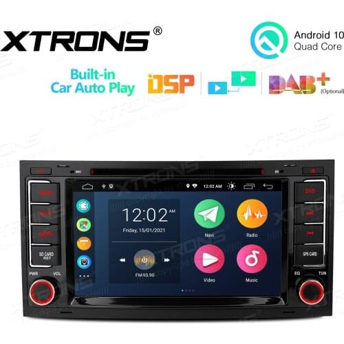 7" Android 10.0 OS Car DVD Multimedia GPS Radio for Volkswagen Touareg 2004-2011 & T5 Multivan 2004-2009 & Transporter 2004-2009