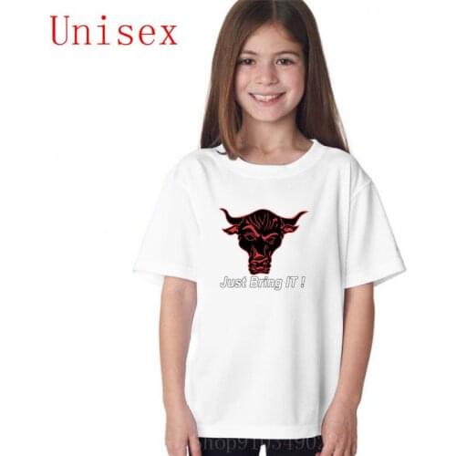 Dwayne Johnson The Rock Brahma Bull Just Bring It kids clothes tops for girls kids summer clothes nice cool