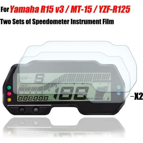 For Yamaha R15 v3 2017-2020 MT-15 MT15 YZF-R125 MT-125 Motorcycle Cluster Scratch Protection Film Screen Protector