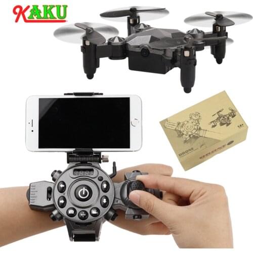 DH-800 Foldable Mini Quadcopter Gravity Sensing Flying Drone 360 Degree Rotating Aerobatics Watch Design Remote Control Aircraft