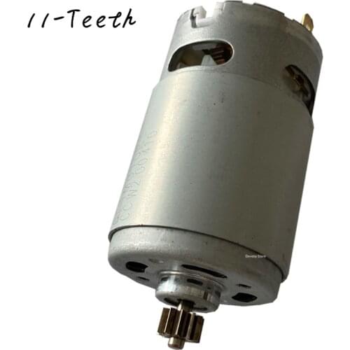 RS550 DC Motor 11-Teeth Gear 8.8mm 12V 14.4V 18V Universal Cordless Charge Drill Screwdriver Repair part