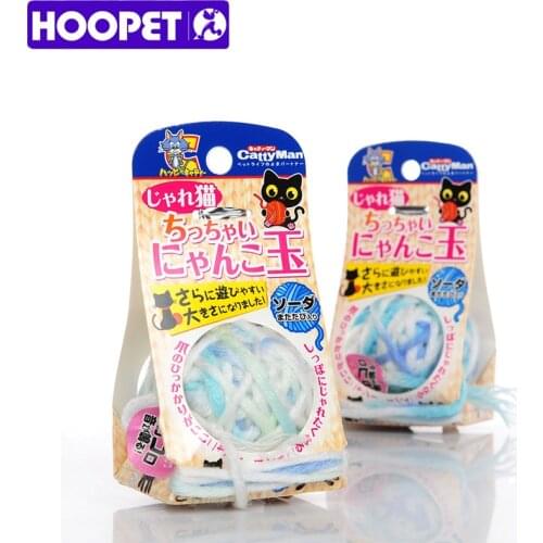 HOOPET NEW Pet Cat Dog Ball Kitten Training Interactive Bite Colorful Rainbow Play Activity Funny