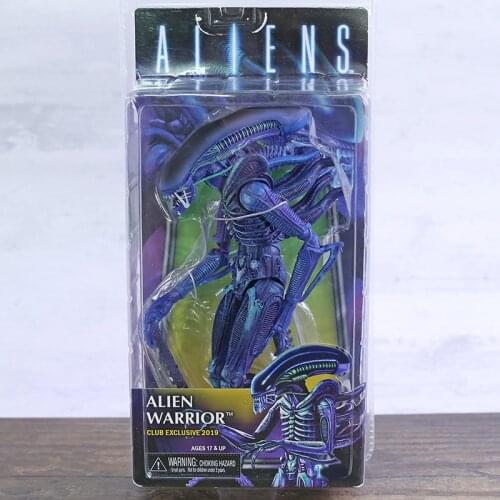 NECA Aliens Club Exclusive 2019 Warrior Alien PVC Action Figure Collectible Model Toy