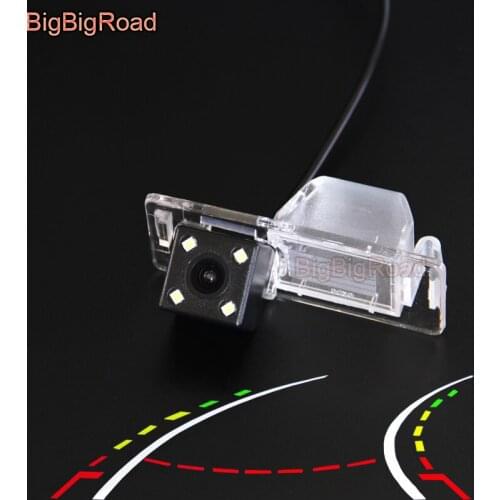 BigBigRoad Car Intelligent Dynamic Trajectory Tracks RearView Camera For Chevrolet Aveo Sonic Buick encore GL8 Lacrosse Envision