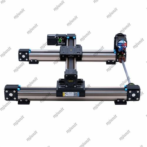 Mjunit MJ50 belt drive rail high quality Linear Shaft Support Rail Aluminum Alloy Motion shape bearing Slide Guide for glue