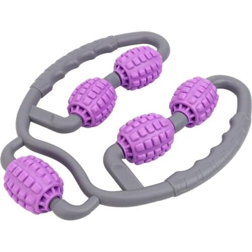 1pc Yoga 360 Degree Multi-function Massage Stick Clamp Massager Leg Massager Muscle Relaxation Roller for Women Men Adults