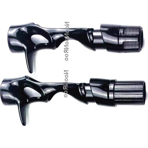 NooNRoo FCS #16 Reel Seat Bright Black Color DIY Reel Seat Repair fishing Rod Components 2PCS