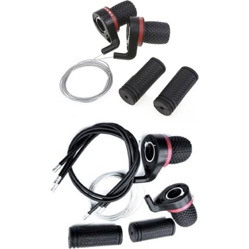 Bicycle Handlebar 3x7 Speed Gear Cycling Shift Twist Gear Shifter Grips Road Bike Transmissions Variable Speed Handles