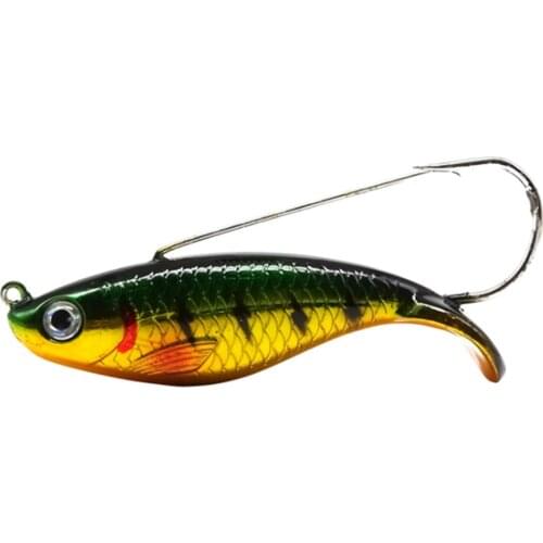 1PCS VIB Fishing Lure 85mm/21g Artificial Isca Sinking SwimBait Laser Hard Bait Body Realistic Pesca Single Hook Fishing Tackle