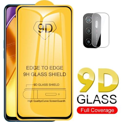 9D Full Glue Protective Glass For Xiaomi Poco M3 Pro Camera Tempered Glass Pocophone M 3 M3Pro Screen Protector Cover Lens Film
