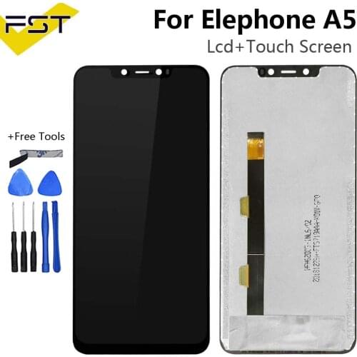 6.18''For Elephone A5 LCD Display+Touch Screen Digitizer Assembly Repair Parts With Tools And Adhesive For Elephone A5