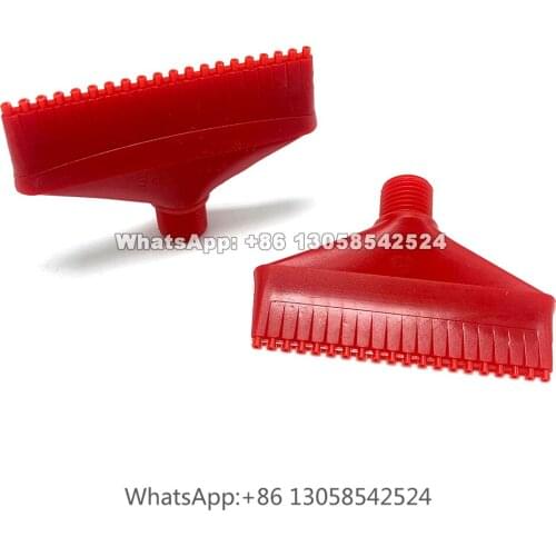 1/4" 65mm ABS Wide Angle Air Knife Windjet Blowing Spray Nozzle, 20 Holes Air Knife Nozzle, Air Blower Nozzle