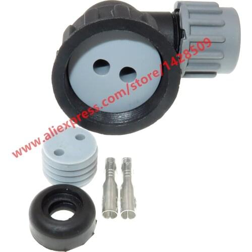 5 Sets 2 Pin Auto Reversing Light Switch Plug Female Waterproof Lamp Cable Connector For Cars Truck