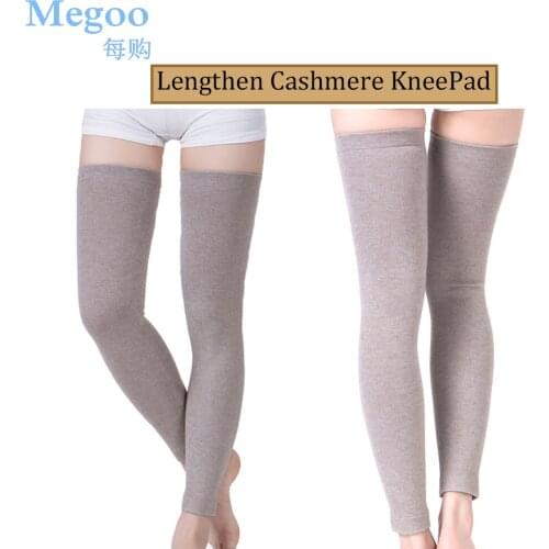 1 Pair Comfortable Soft Thin Warm Cashmere KneePad Female Wool Fiber Knee Pad Sports Protector Leg Warmers Prevent Arthritis