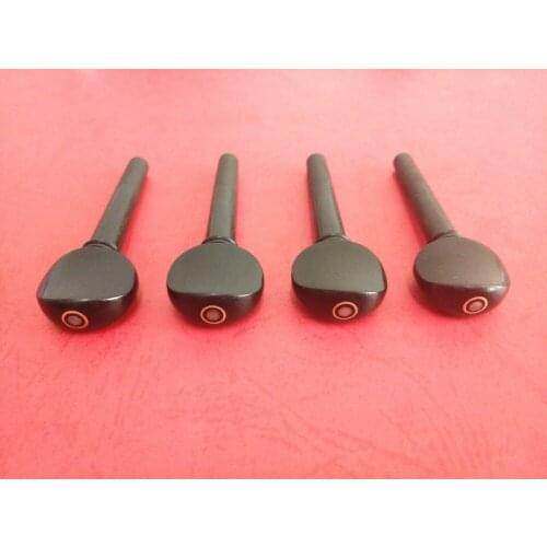 100 pcs new black ebony violin tuning pegs 4/4 full size violin accessories
