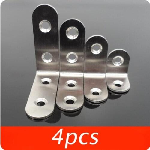 4PCS L Metal Corner Metal Stainless Steel Fastener For DIY Models