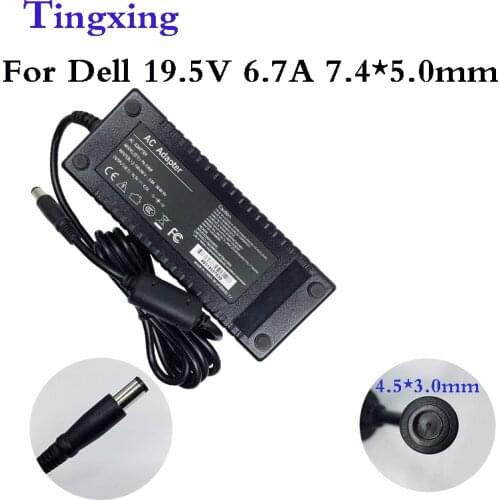 AC Adapter For Dell Inspiron Series 5150 5160 M4400 XPS17 L701X XPS14 PrecisionM90 laptop ac charger 19.5V6.7A 7.4*5.0mm 130W