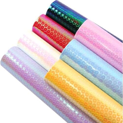 David accessories 20*33cm Plain Round Bump Faux Synthetic Leather For Bow-knot bags Wallet Phone Cover Scrapbook DIY,1Yc10346