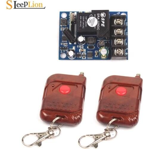 Sleeplion Wide Volt 12-48V 12V 24V 36V 48V 40A 1CH RF Wireless Remote Control Switch System teleswitch+Receiver Multi Model