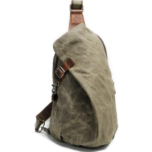 Mens Package Crossbody Chest Bags Vintage Waist Bags 2021 Quality Charging Canvas Shoulder Bag Dumpling Diagonal Casual Mens