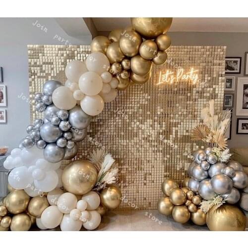 Jungle Theme Garland Arch Kit 113pcs Natural Sand Balloons Metal Gold Latex Balloon Wedding Baby Shower Birthday Party Decoratio