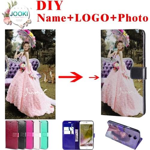 JOOKI A20e Customized DIY Print Photo Phone Leather Cover Case For Samsung Galaxy A20e TPU+PU Leather Flip Case personalized cas
