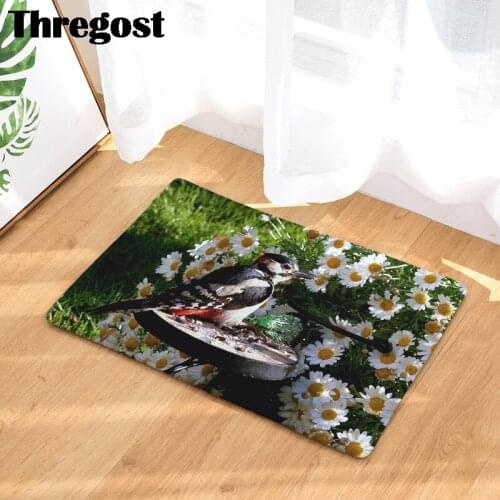3D Scenic Printed Indoor Outdoor Microfiber Flannel Absorbent Doormat Area Rug Modern Kitchen Mats Welcome Carpet