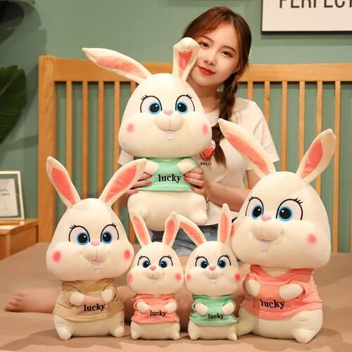 Rabbit Baby Plush Stuffed Animal Plush Toy Gifts for Kids Cuddlekins Rabbit Stuffed Animal Huggable Rabbit Girls Gift Room Decor