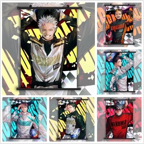 Wall Art Canvas Pictures Haikyuu!! Racing Suit Poster Plastic Scroll Hanging Anime Painting Print Home Decoration Living Room