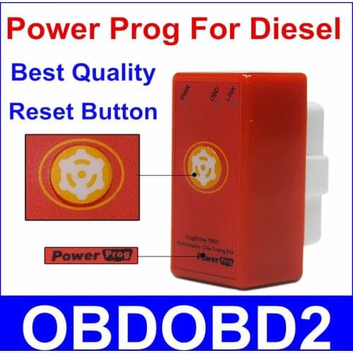 Newest Version Nitro OBD2 Power Prog For Diesel More Power & Torque Than Nitroobd2 With Reset Button Car Chip Tuning Free Ship