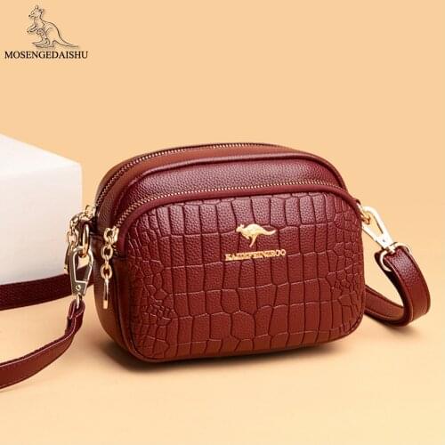 2021 New Stone Grain Designer Ladies Shoulder Bag High Quality Leather Womens Wallet Fashion Letter Design Women Messenger Bags