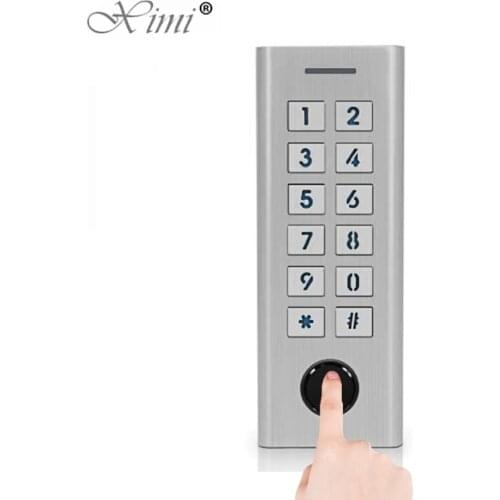 New IP66 Waterproof Outdoor Use Fingerprint Access Control Metal Case Standalone Door Access Control System With Keypad