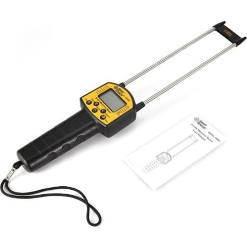 AR991 Professional Digital Grain Moisture Meter for Corn Wheat Rice Bean Peanut Grain Measurement Moisture Tester