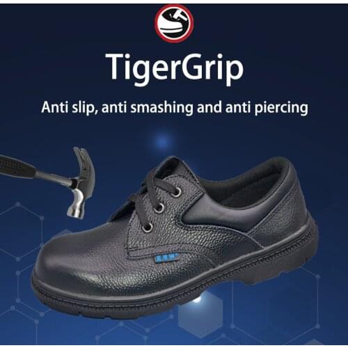 TigergripMens Work Safety Shoes Steel Toe Breathable Anti-smashing Anti-puncture Non-slip Construction Protective Footwear