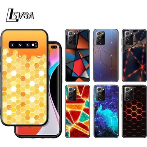 Honeycomb-Like Thing Silicone Cover For Samsung Galaxy S21 S20 FE Ultra S10 S10E Lite 5G S9 S8 S7 Edge Plus Phone Case