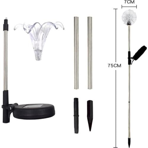 Solar Colorful Transformation Folding Lantern Lawn Light Outdoor Waterproof Courtyard Garden Light