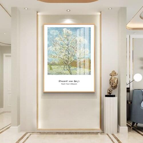 Spray Color Landscape Flower Sunflower Grass and Vase Street Sky Canvas Painting Sofa Wall Picture Poster Living Room Decoration