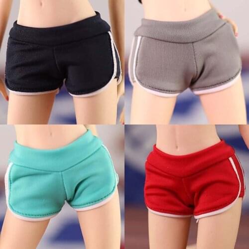 In Stock 1/6 Soldier Sports Shorts Yoga Pants Plastic Body Knitted Model Accessories Clothes Fit12 Inch Female Figure Body